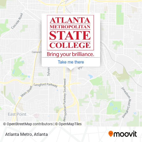 Atlanta Metro map