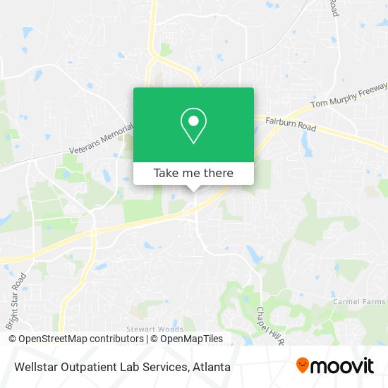 Wellstar Outpatient Lab Services map