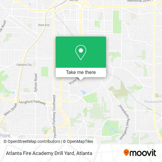Atlanta Fire Academy Drill Yard map