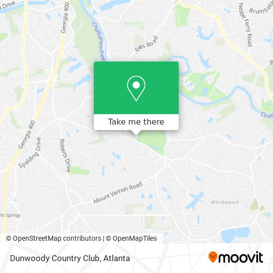 Mapa de Dunwoody Country Club