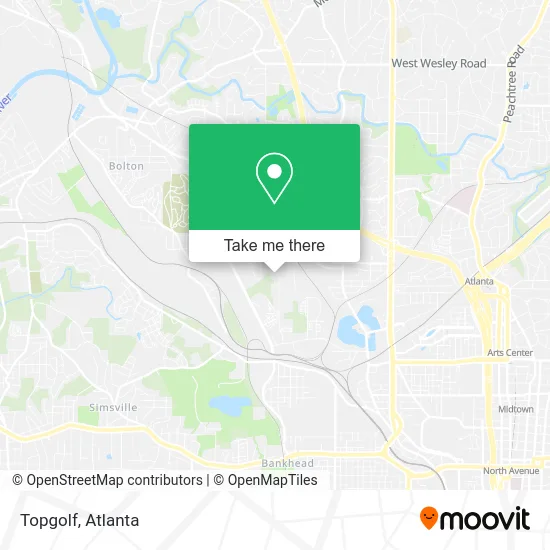 Topgolf map