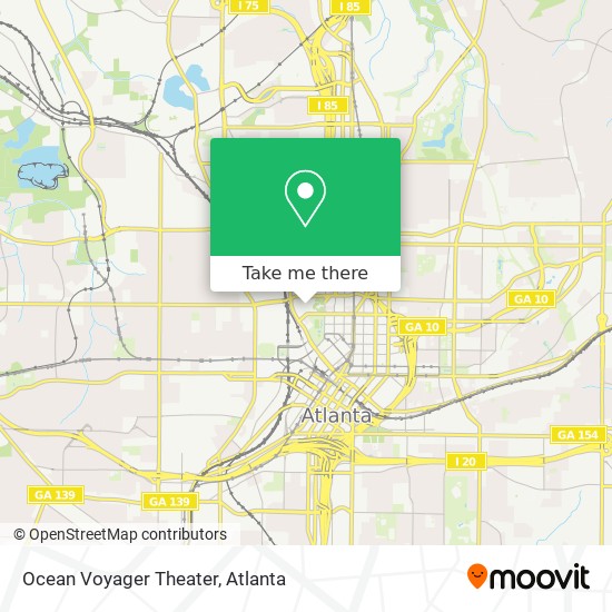 Ocean Voyager Theater map