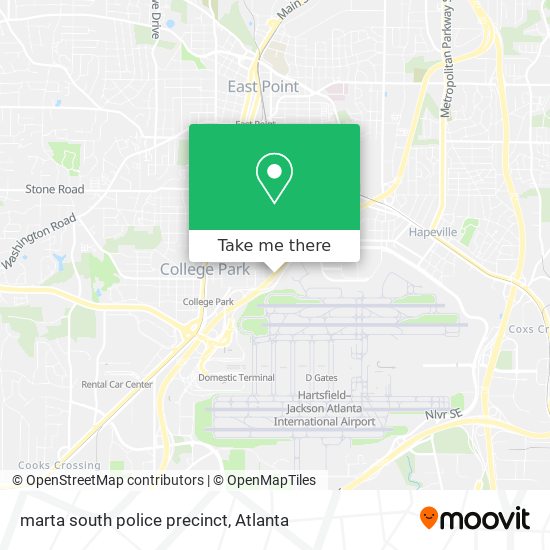 Mapa de marta south police precinct