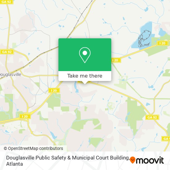 Douglasville Public Safety & Municipal Court Building map