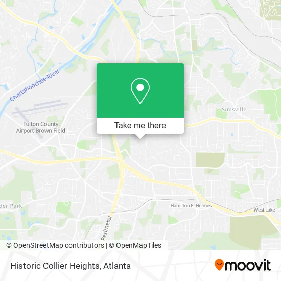 Historic Collier Heights map