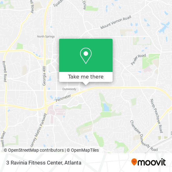 3 Ravinia Fitness Center map