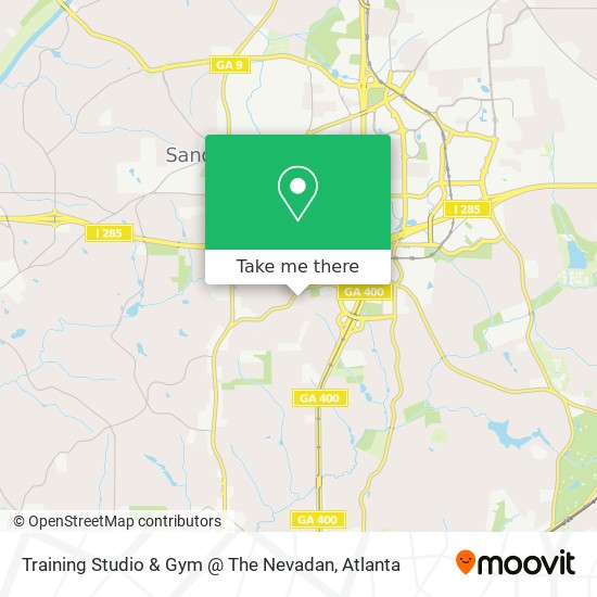 Training Studio & Gym @ The Nevadan map