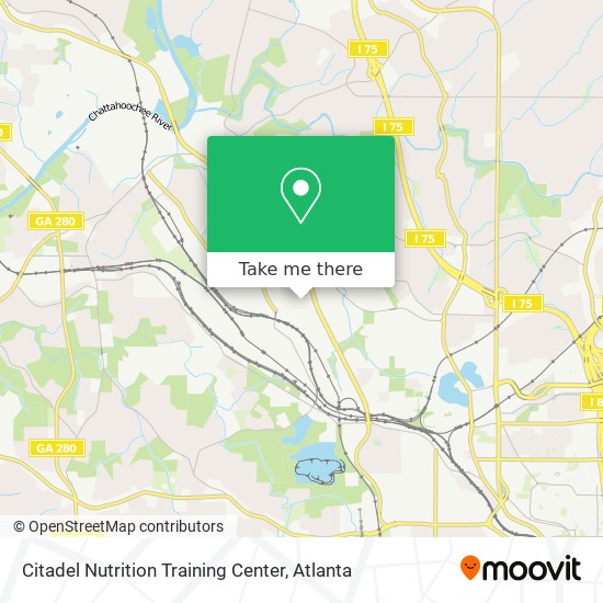 Mapa de Citadel Nutrition Training Center