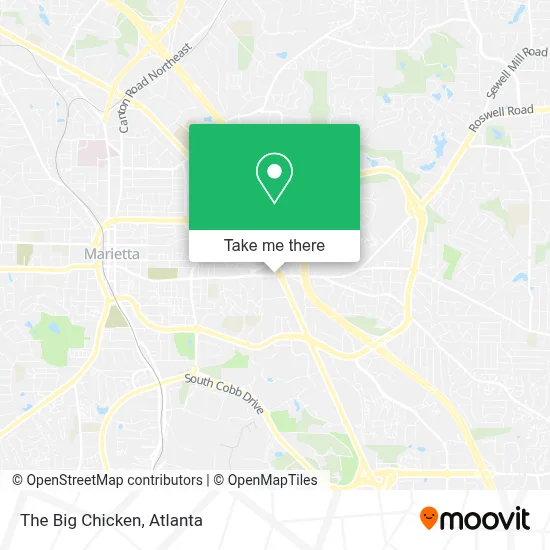 The Big Chicken map