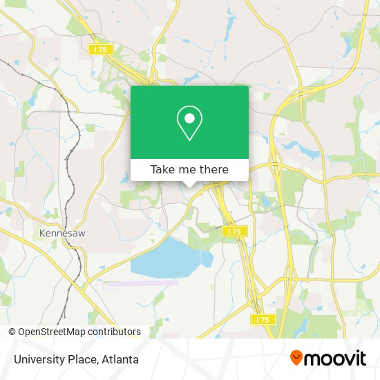 University Place map