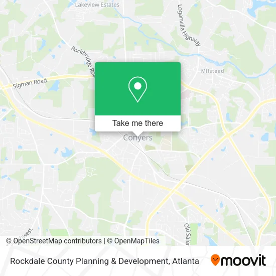 Rockdale County Planning & Development map