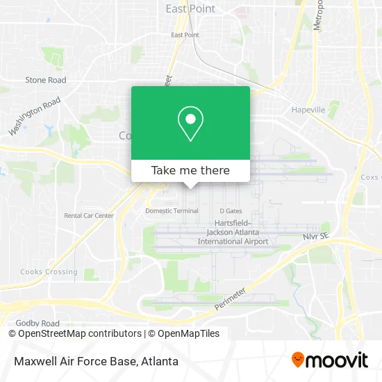 Maxwell Air Force Base map