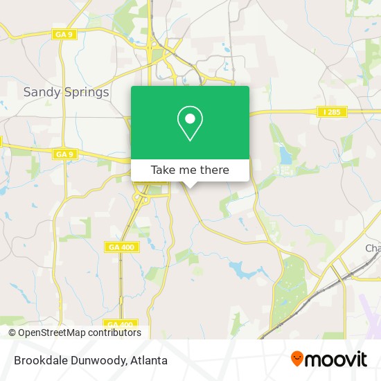 Brookdale Dunwoody map
