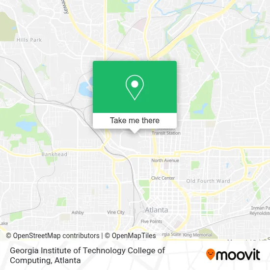 Georgia Institute of Technology College of Computing map