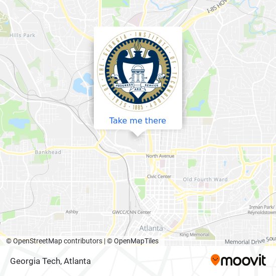 Mapa de Georgia Tech