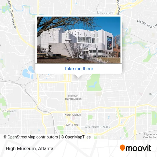 High Museum map