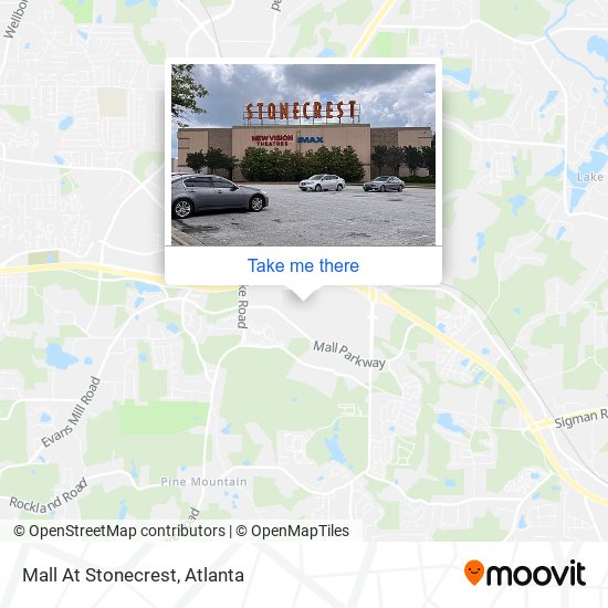 Mall At Stonecrest map