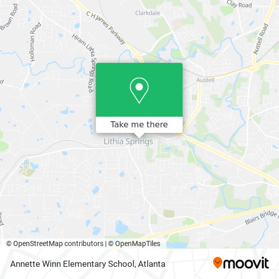 Mapa de Annette Winn Elementary School