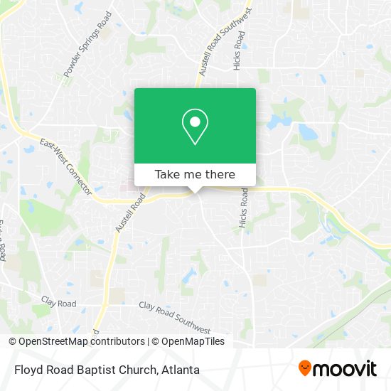 Floyd Road Baptist Church map