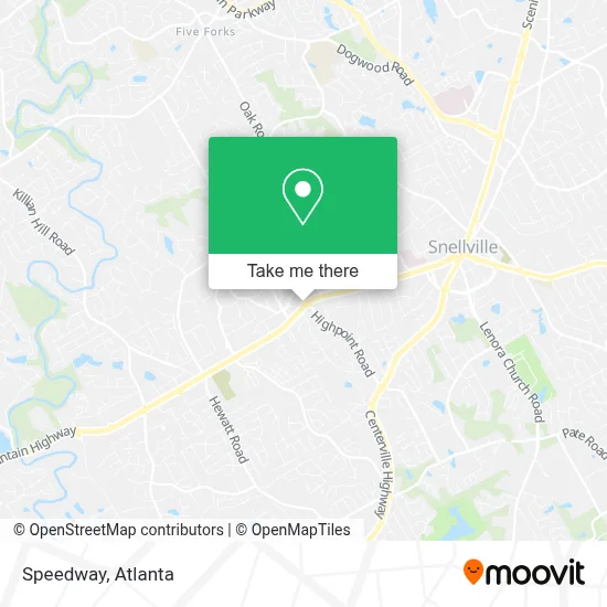 Speedway map