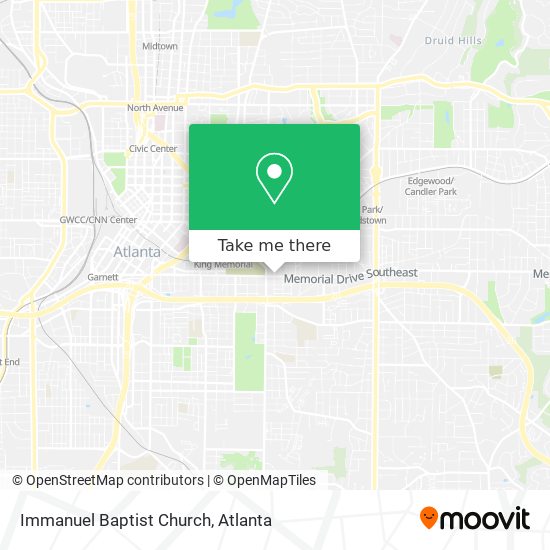 Mapa de Immanuel Baptist Church