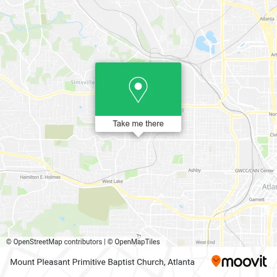 Mount Pleasant Primitive Baptist Church map