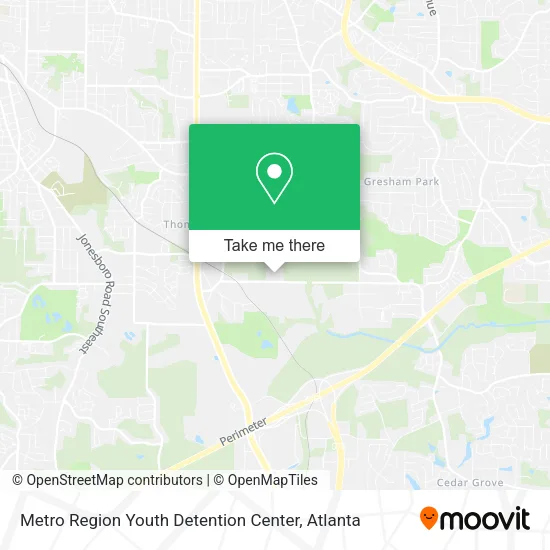 Mapa de Metro Region Youth Detention Center