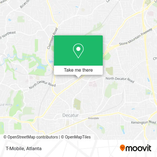 T-Mobile map