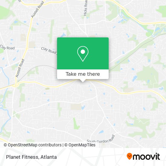 Planet Fitness map