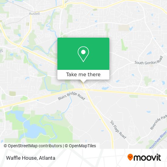 Waffle House map