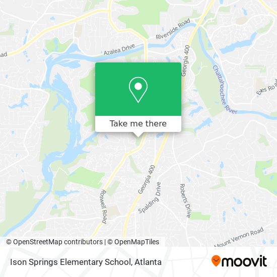 Ison Springs Elementary School map