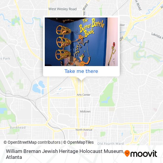 William Breman Jewish Heritage Holocaust Museum map