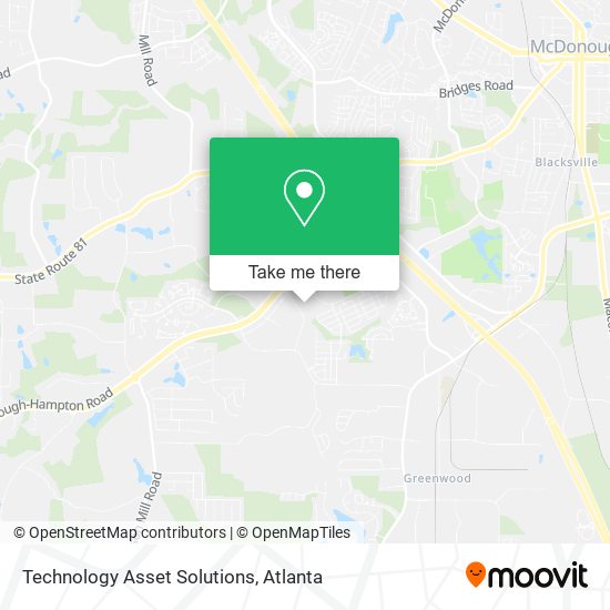 Technology Asset Solutions map