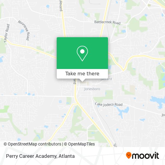 Perry Career Academy map
