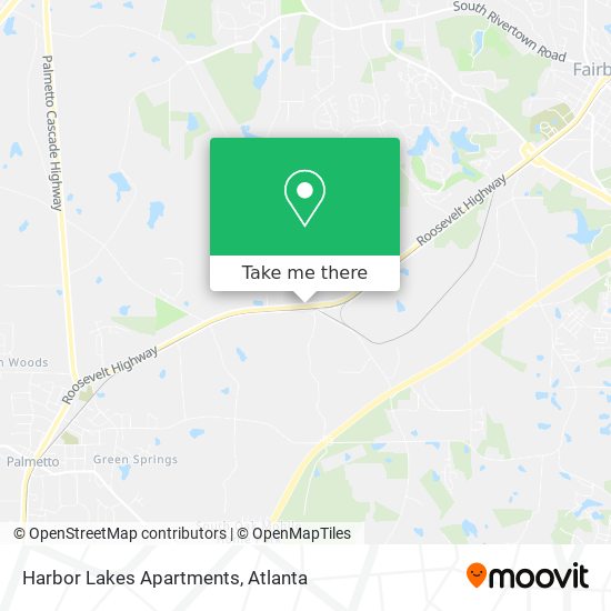 Mapa de Harbor Lakes Apartments