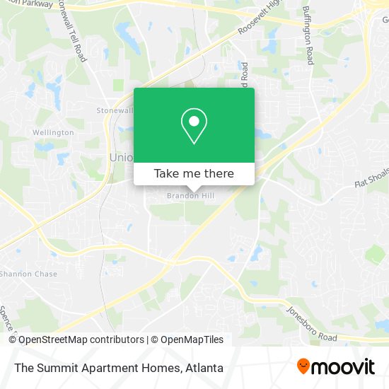 The Summit Apartment Homes map