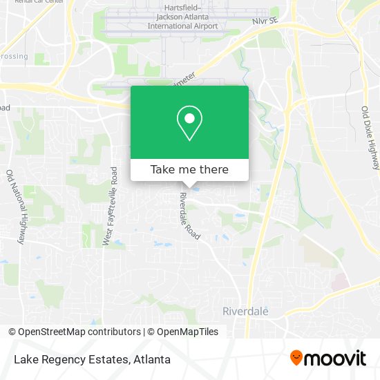 Lake Regency Estates map