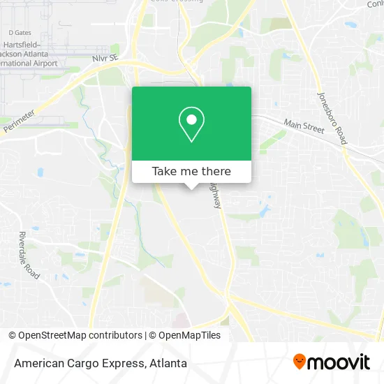 American Cargo Express map