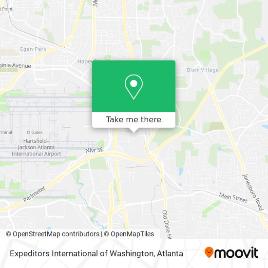 Expeditors International of Washington map