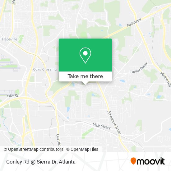 Conley Rd @ Sierra Dr map