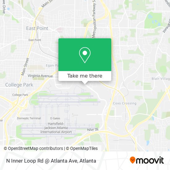 Mapa de N Inner Loop Rd @ Atlanta Ave