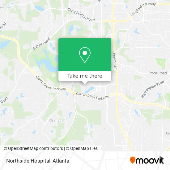 Northside Hospital map