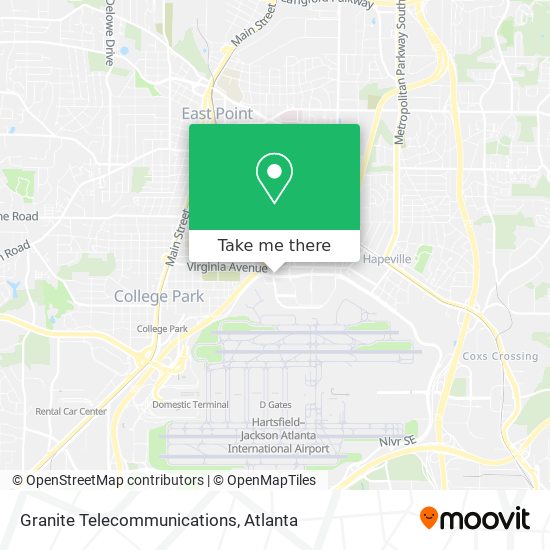 Granite Telecommunications map