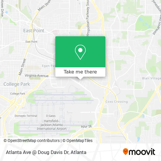Atlanta Ave @ Doug Davis Dr map