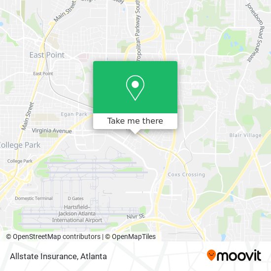 Mapa de Allstate Insurance