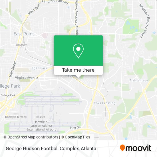 George Hudson Football Complex map