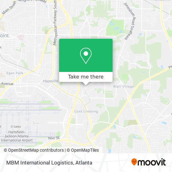 MBM International Logistics map