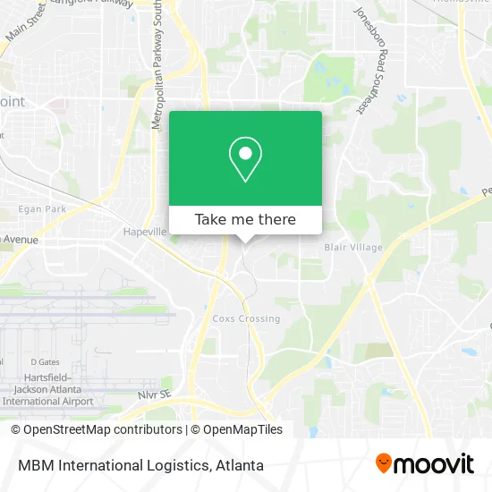 MBM International Logistics map