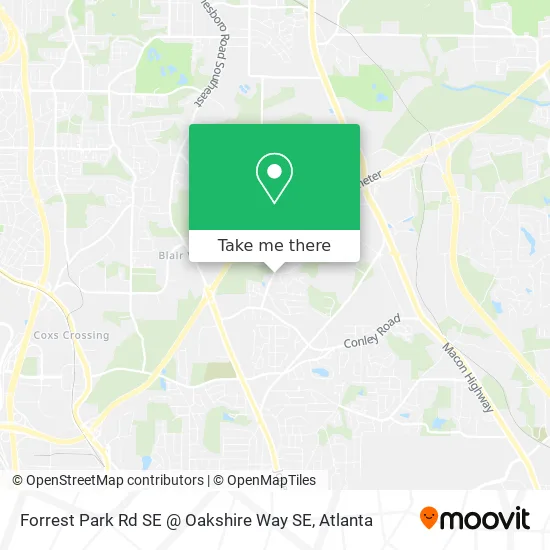 Forrest Park Rd SE @ Oakshire Way SE map