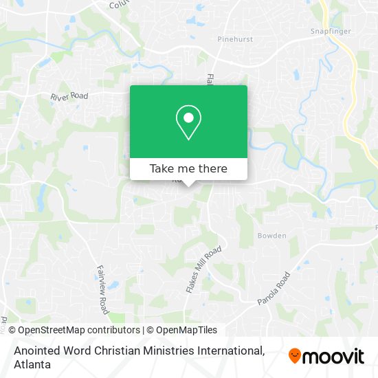 Mapa de Anointed Word Christian Ministries International